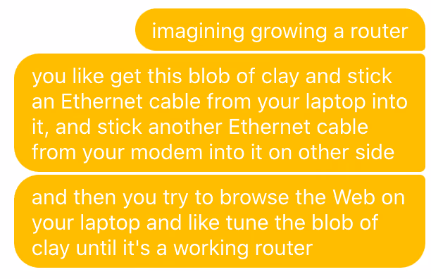 @rsnous: "growing a router" Image from Twitter.