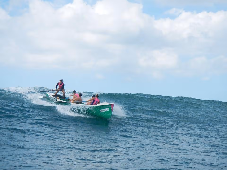 Surfboat rowing